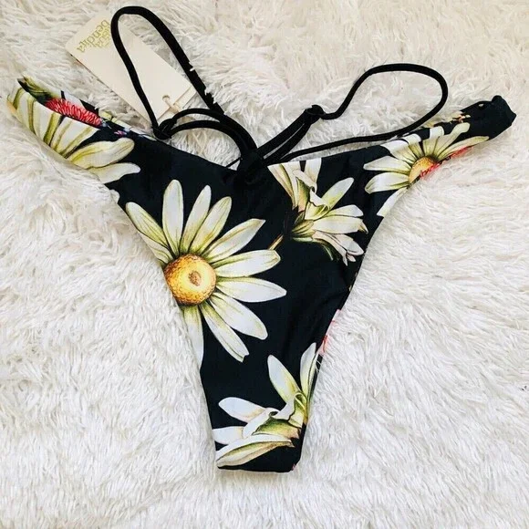 Agua Bendita Womens Egle Moss Bikini Reversible Bottom Large - Picture 8 of 12